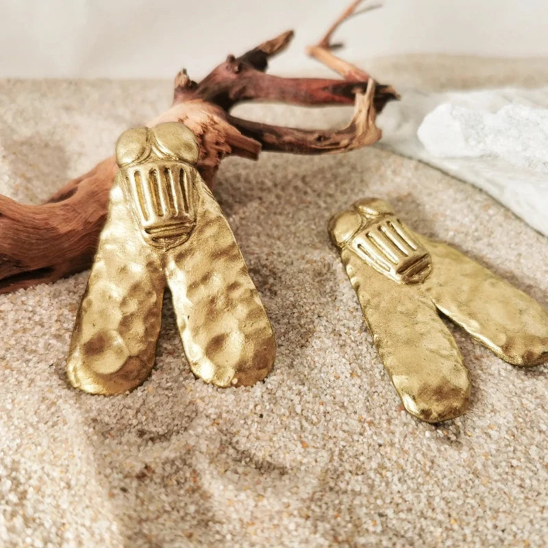 Golden Fly Earrings
Queen Ahhotep I Jewelry
Ancient Egyptian Earrings
Fly Symbol Jewelry
