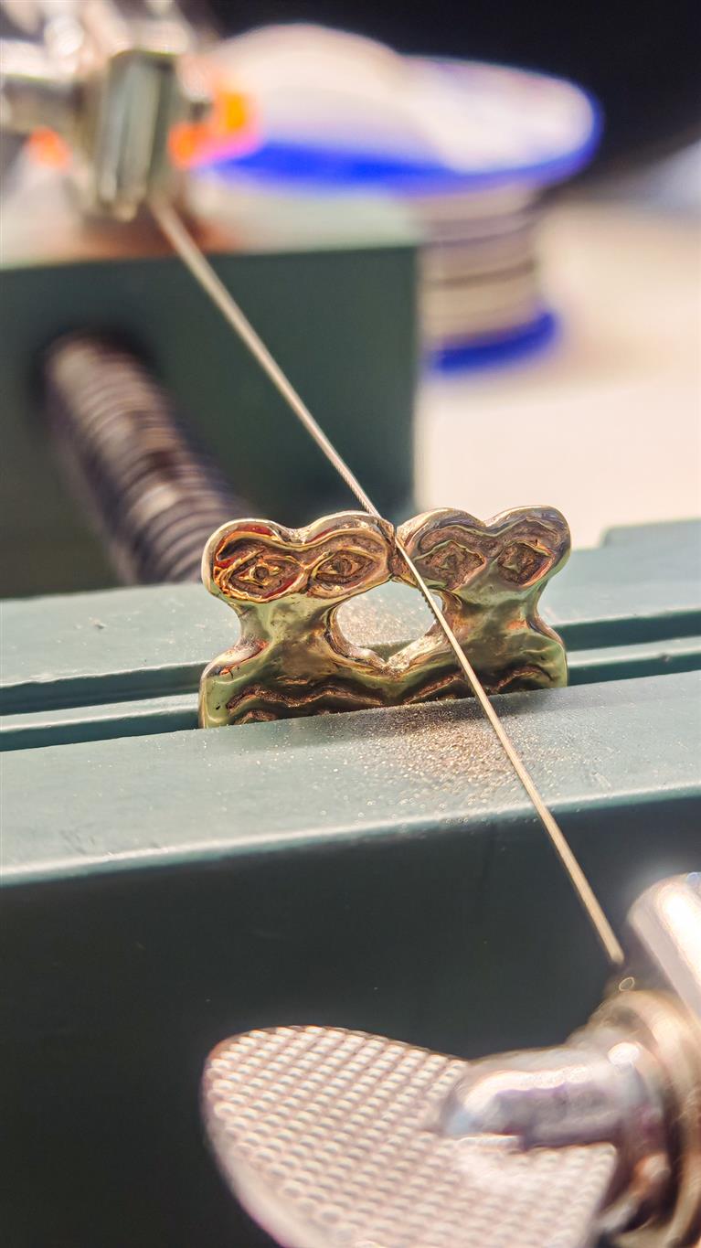 Eye Idol Pendants – Pair from Tell Brak, Handmade Jewelry | Perfect Gift for Couples or Friends