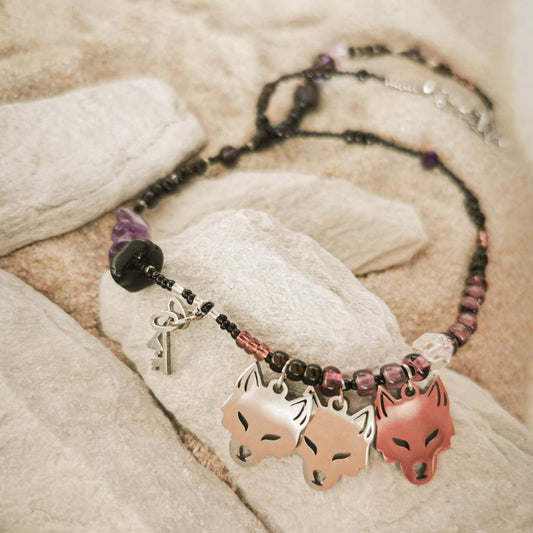dark aesthetic necklace, mythology-inspired necklace