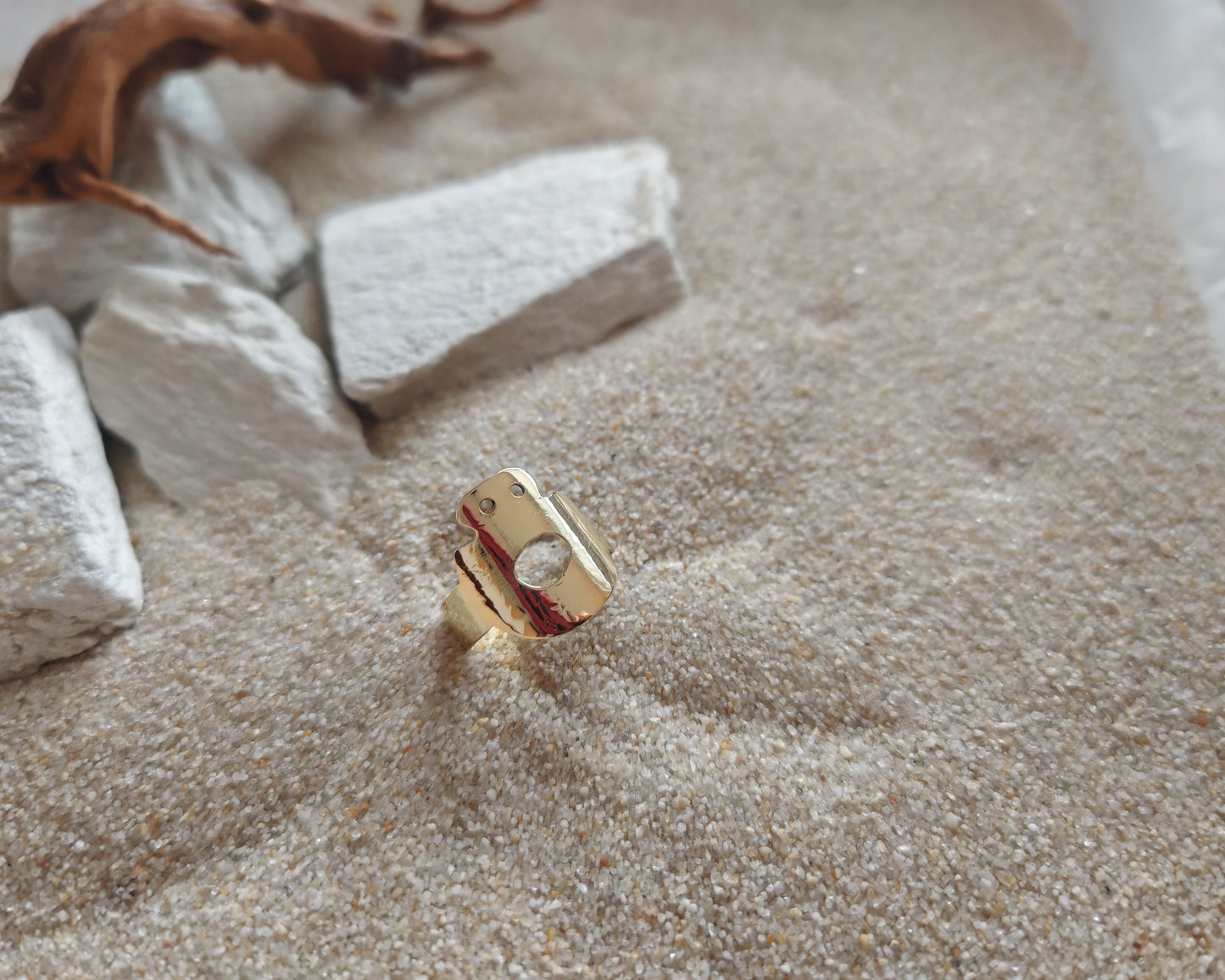 Brass Ring Inspired by the Varna Amulet — Archaeological Jewelry | Ancient Inspiration