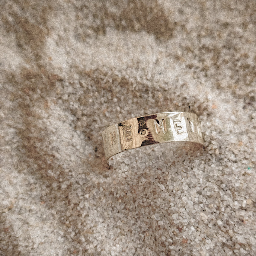 INSCRIPTIONES – SINE METU Ring