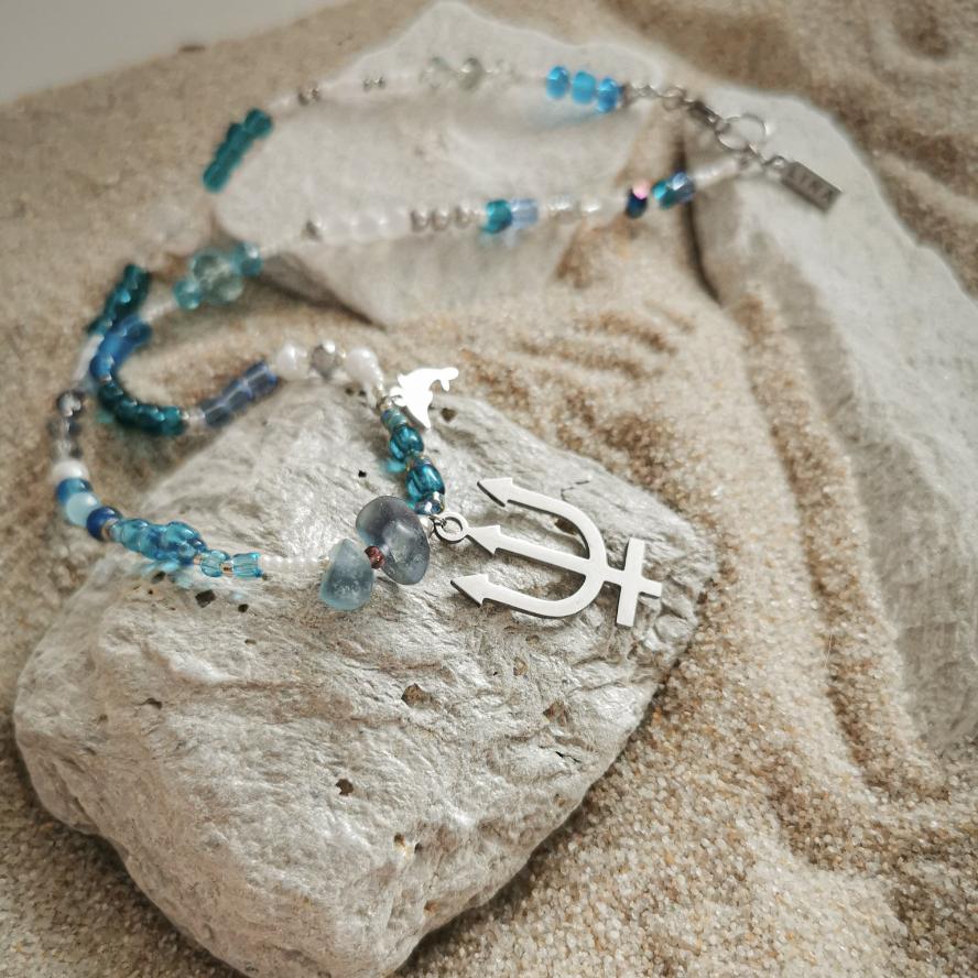 PoseidonNecklace #GreekGodsJewelry #OceanInspiredJewelry